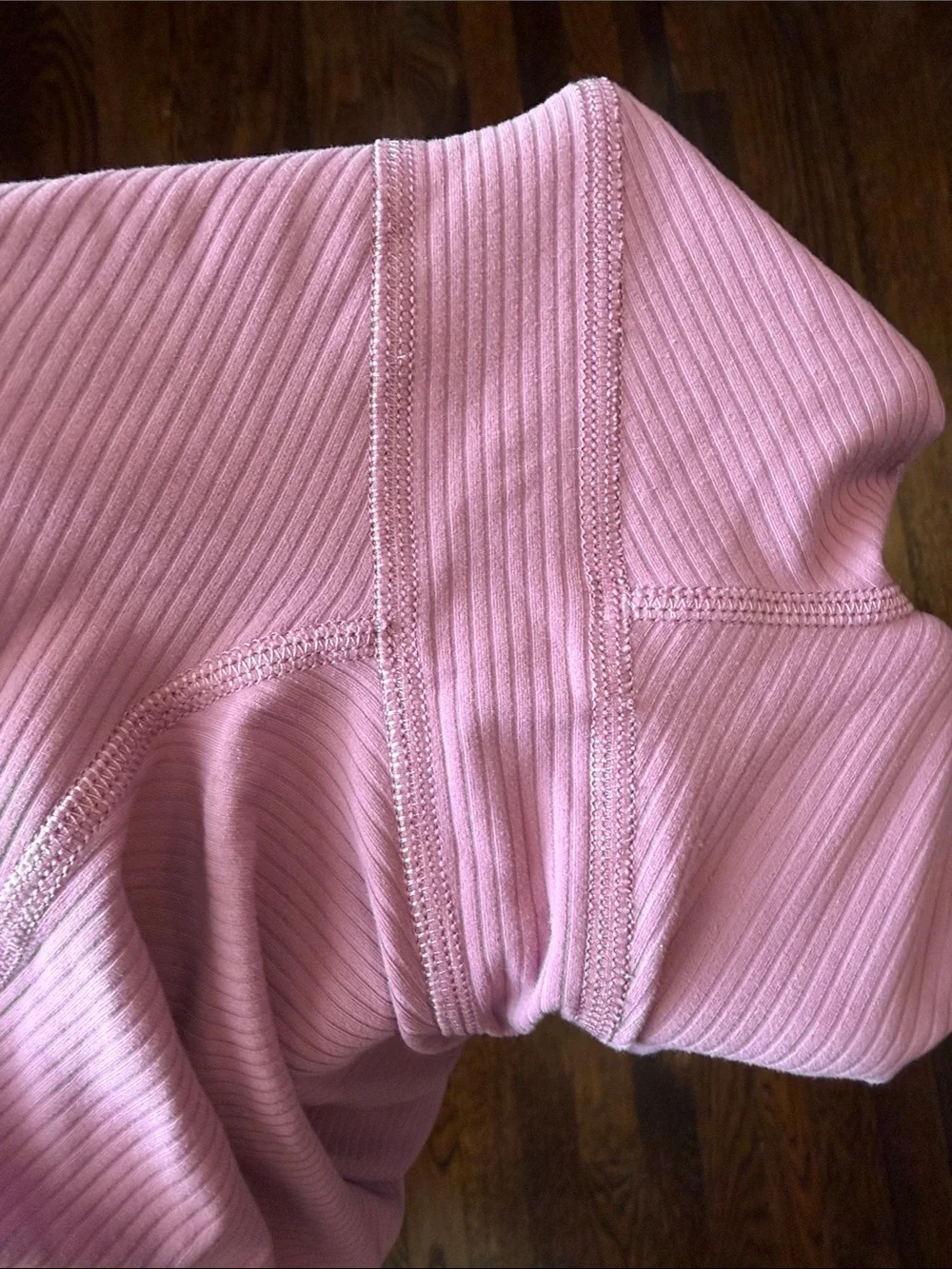 lululemon athletica Align Ribbed High-Rise Pant 25” in Velvet Dust/Pink